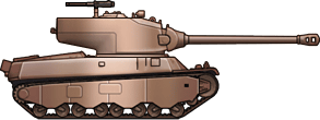 Sideview of M6A2E1 HT